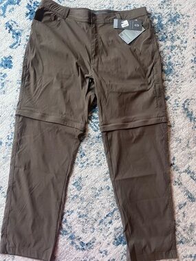 Free Country Men's Zip-Off Cargo Pants - Dark Brown